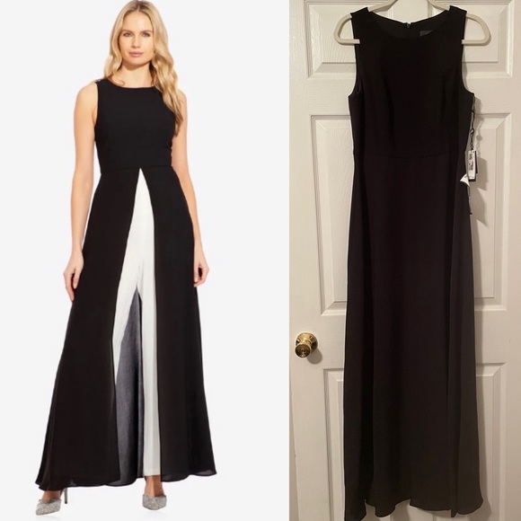 Adrianna Papell JUMPSUIT
SKIRT OVERLAY Gown Dress size 4 or 6 or 8 or 10 or 12 - Picture 12 of 16